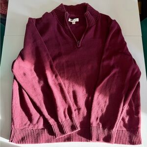 Goodthreads Maroon Knit Sweater